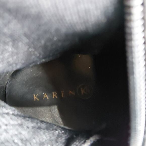 Karen Scott Womens Knee High Riding Boots 6M Black Western Buckle Equestrian - Picture 11 of 13